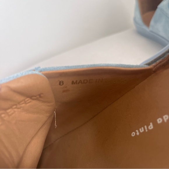 Freda Salvador LIBBY D'ORSAY SNEAKER Blue Suede Size 8 - Picture 16 of 16